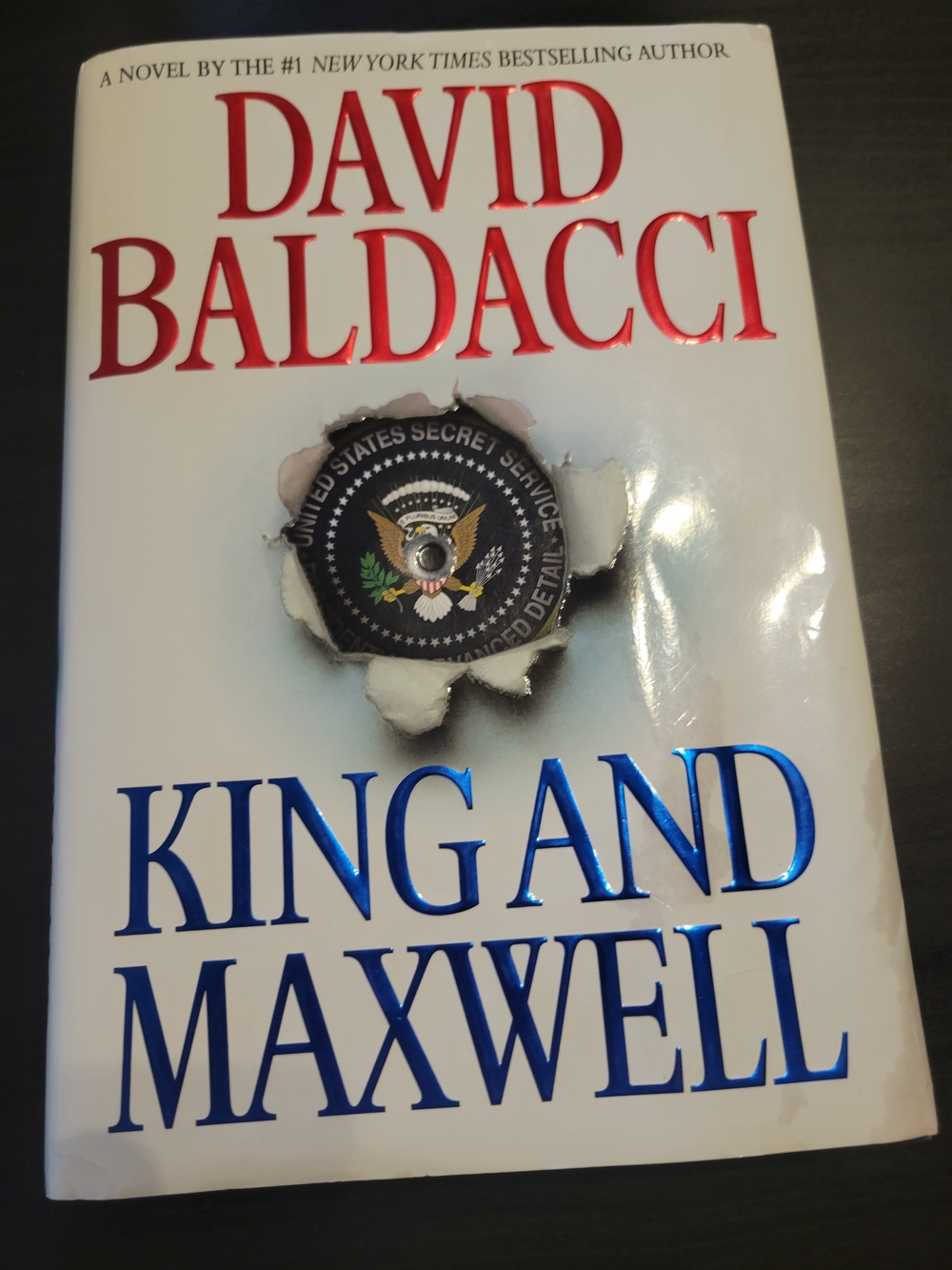 Chronicle Books David Baldacci Hardcover — White, Red, Blue
